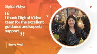 Digital Marketing Course Review by Smita | Digital Vidya