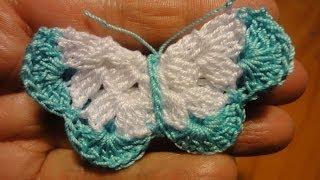 БАБОЧКА Вязание крючком BUTTERFLY Crochet