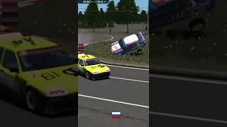 Assetto Corsa-Epic Accident #racing #гонки #simracing #симрейсинг #games #игры #urc #zizhgames#crash