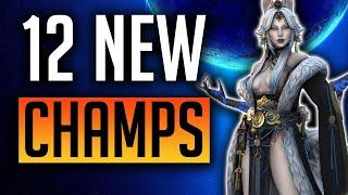 MY NEW FAVOURITE YUMEKO! 12 NEW CHAMPIONS IN PATCH 5.20 TEST SERVER | Raid: Shadow Legends