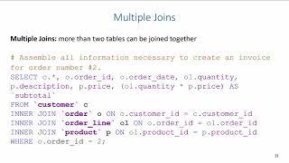 Advanced SQL: Multiple Joins