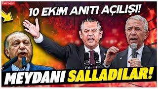 Mansur Yavaş ve Özgür Özel'den Büyük Alkış Alan Açılış! Gözyaşları Sel Oldu! 10 Ekim Anıtı!