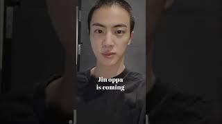 jin oppa is coming.... #bts #sam #jinbts #superstarbts #kpop #kimseokjin