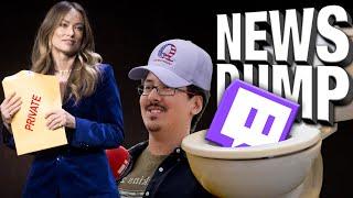 Twitch Cuts Streamer Pay? Q-Dork for Congress? Olivia Wilde Served! - News Dump