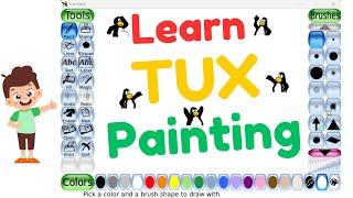 Learn Tux Paint| for Kids| Computer Painting Educational video for CBSE GRADE 1| ICT class