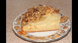 PASTEL de PERA con NUECES de NOGAL/Грушевый пирог с грецким орехом