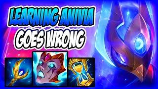 LEARNING HOW TO PLAY ANIVIA BUT IT GOES WRONG | Anivia Guide S12 - League Of Legends