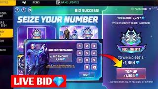 Live Bid 10000 Diamonds Legendary Auction Event Free Fire | Free Fire New Diamonds Event Free Fire