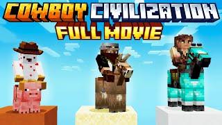 Minecraft But I Survive COWBOY CIVILIZATION [FULL MOVIE]