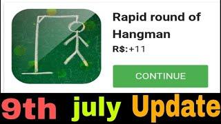 Rapid round of Hangman quiz answers | +11 ROBUX | Latest Updated Version | Quizriddle - hangman quiz