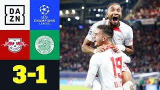 Nkunku und Silva zaubern bei RB-Sieg: RB Leipzig - Celtic Glasgow 3:1 | UEFA Champions League | DAZN