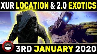 Destiny 2 Xur | Location & 2.0 Exotics | Week 121 | 3rd January 2020