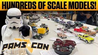 See hundreds of scale models on display from the PamsCon show in Plant City, Florida