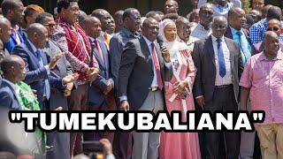 "Tumemaliza chuki na ukabila." President Ruto engages Nairobi residents at KICC