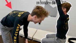 Man with *SEVERE HYPERKYPHOSIS* gets His FIRST Chiropractic Adjustment!