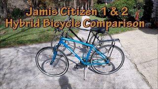 Jamis Citizen 1 & Jamis Citizen 2 Hybrid Bicycle Comparison - December 7, 2022