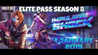 A Look At New Garena:Free Fire Season 8 Elite Pass(Impulsive Shock)