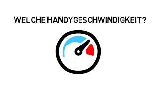 Wie viel MBits/ brauche ich? Die Handy-Geschwindigkeiten im Überblick!