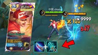 THANK YOU MOONTON FOR THIS NEW BUILD PAQUITO (9999 DAMAGE?) - Mobile Legends