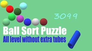 Ball Sort Puzzle Level 3099  All level without extra tube  Game Walkthrough 