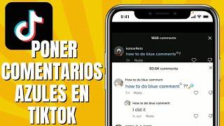 Cómo PONER Comentarios De Búsqueda En TIKTOK | Poner Comentarios Azules En TIKTOK