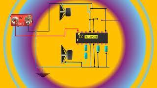 2025 ic amplifier circuit diagram animation