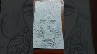 maa durga made by HARSH #art #drawing #like #artist #sketch