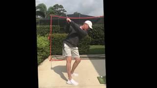 The Greer down-pump drill to feel max hip turn before club release