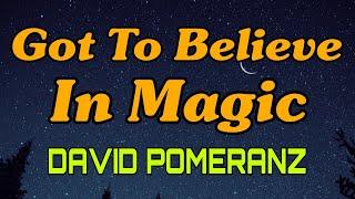 DAVID POMERANZ  - GOT TO BELIEVE IN MAGIC- THE BEST OF 90'S LOVE SONG MUSIC/cover #music #love #song