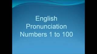 Learn How to Pronounce English Numbers 1 to 100 with DouglasESL