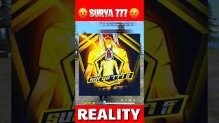 Surya 777 Reality  #shorts #ffshorts