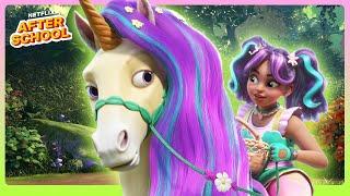 Ava + Leaf = PLANT MAGIC  Unicorn Academy | Netflix After School