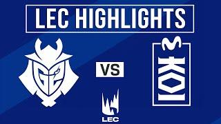 G2 vs MKOI ALL GAMES Highlights | LEC Spring Finals 2025 | G2 Esports vs Movistar KOI