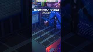 Werewolf living room in The Sims 4! #shorts #short #thesims4