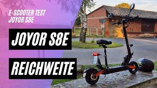  Joyor S8E  Reichweitentest (48V, 26AH, 800W, 45km/h)