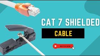 How to terminate Cat6A/Cat7 Ethernet Shielded Cable|| VCELINK Cat7 Shielded Connector