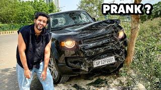 Our New Car DEFENDER met with an Accident PRANK