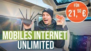 Mobiles Internet im Wohnmobil - 21,50 Euro unlimited [2023]