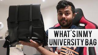 What's In My University Bag  (Gaston Luga Splash Backpack) | Mahel Khan