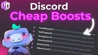 The Cheapest Discord Nitro and Server Boosts | QuickBoosts.gg