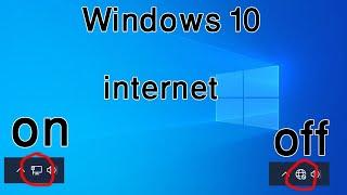 Windows 10 How to turn internet connection off and on 2020