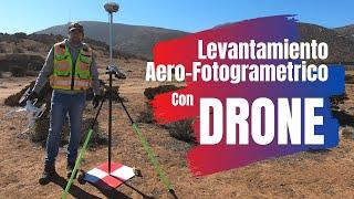 LEVANTAMIENTO AERO-FOTOGRAMETRICO con DRONE | TOPOGRAFÍA | FRANK NUÑEZ
