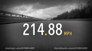 Top speed Chevrolet Corvette ZR1 339 km/h 212 mph on Papenburg Highspeed Oval in Germany