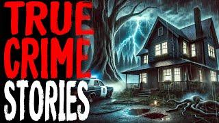 Disturbing True Crime Stories For Sleep With Rain Sound | Black Screen | Mr. Nightscared