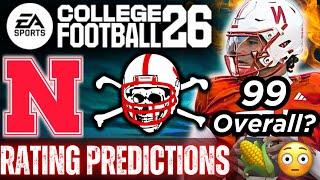 Nebraska College Football 26 RATING PREDICTIONS| GRAPHICS & Hot Takes | Husker Football News