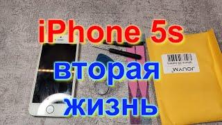 Пошаговая инструкция по замене аккумуляторной батареи на iPhone 5s DYI