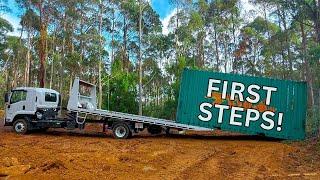 FIRST Steps To Creating Our Offgrid Forest Escape!