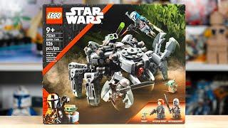 LEGO Star Wars 75361 MANDALORIAN SPIDER TANK Review! (2023)