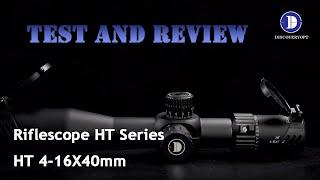 Discoveropt Optics | HT 4-16X40mm Rifle Scopes Optics, FFP MOA Reticle 30mm Tube Hunting Scope