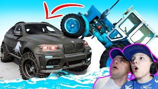 BMW VS Tractor Offroad Challenge #Gameplay